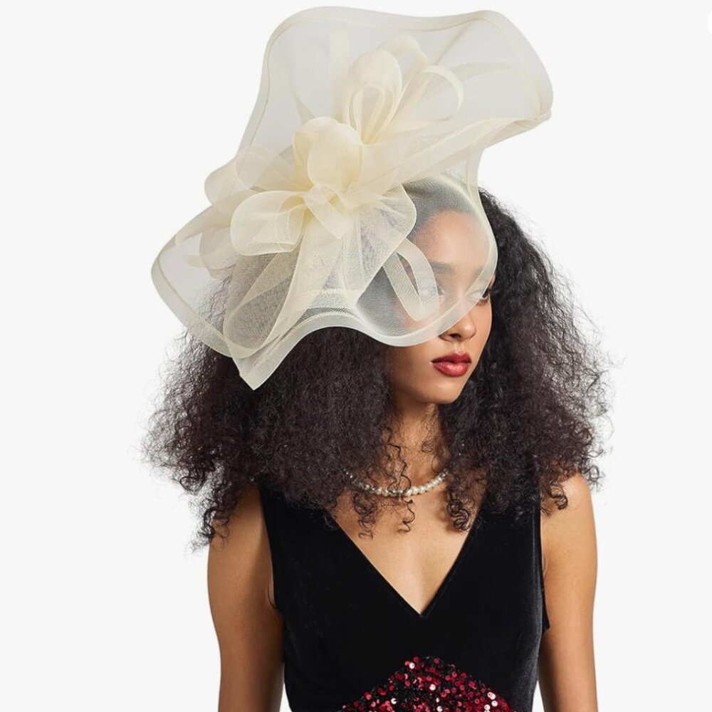 Elegant Kentucky Derby Hat Flower